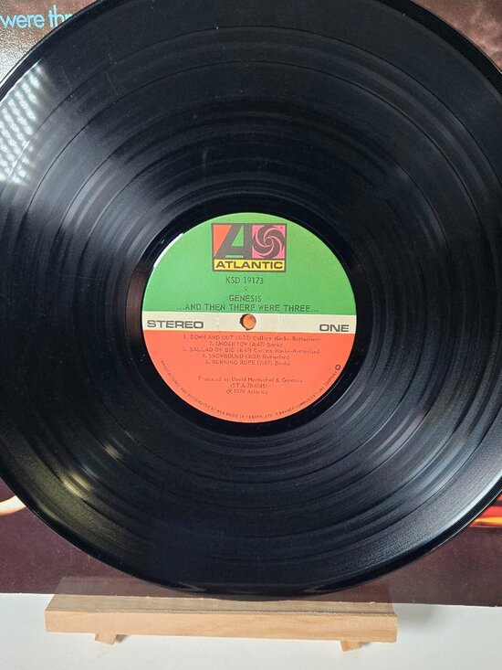 Genesis, And Then There Were 3 Vinyl Record - Picture 4 of 5
